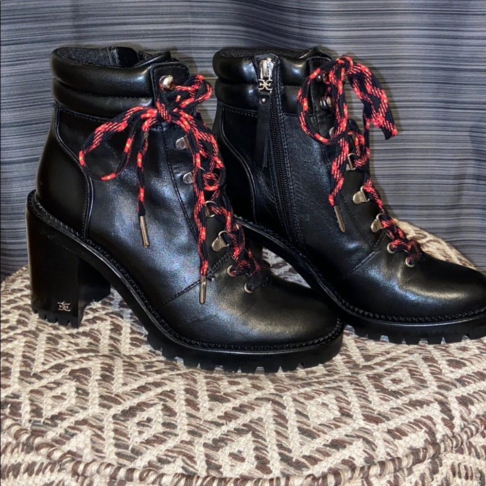 Lace up booties